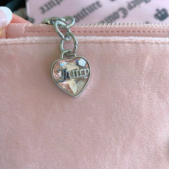Juicy Couture Exclusive Pink Diamond Shoulder Crossbody Wallet Handbag Purse NWT - Picture 11 of 12